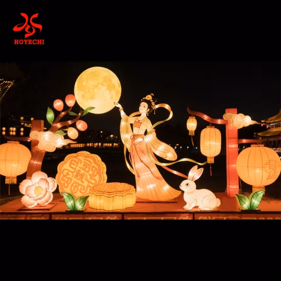 Fancy Outdoor Wholesale Silk Festival Lantern Electric Chinese Lanterns