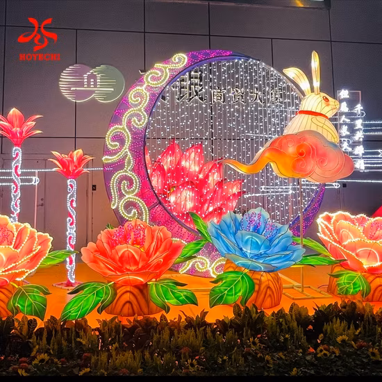 Fancy Outdoor Wholesale Silk Festival Lantern Electric Chinese Lanterns