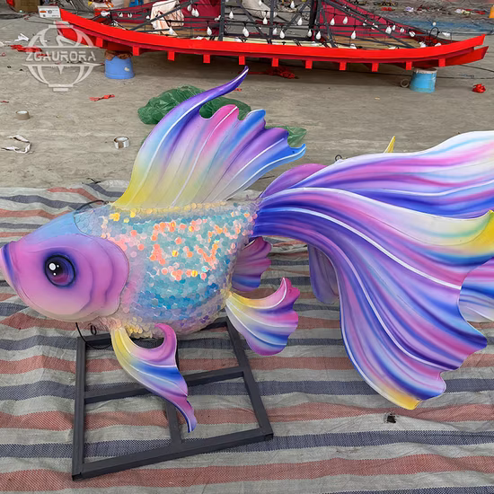 Гигантское уличное шоу Китайский весенний фестиваль огни фонаря