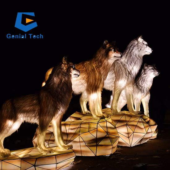 Украшение детской площадки на открытом воздухе Фестиваль шелка дракона Китайский новогодний фонарь